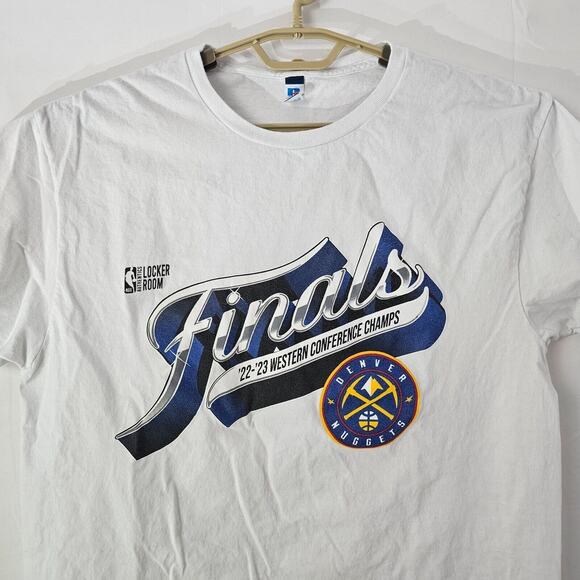 Denver Nuggets T shirt Locker Room 22’-23’ Western Conference Champs Large - Picture 2 of 10